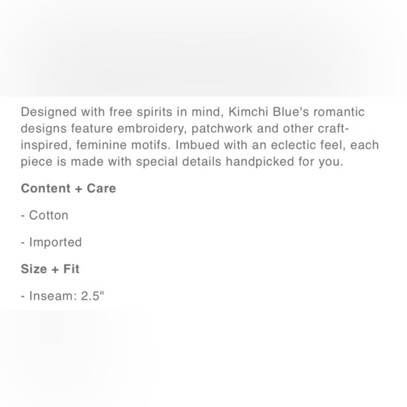 KIMCHI BLUE Jeena Eyelet Off-The-Shoulder Romper Festival Revolve Pink Coquette - Picture 4 of 8